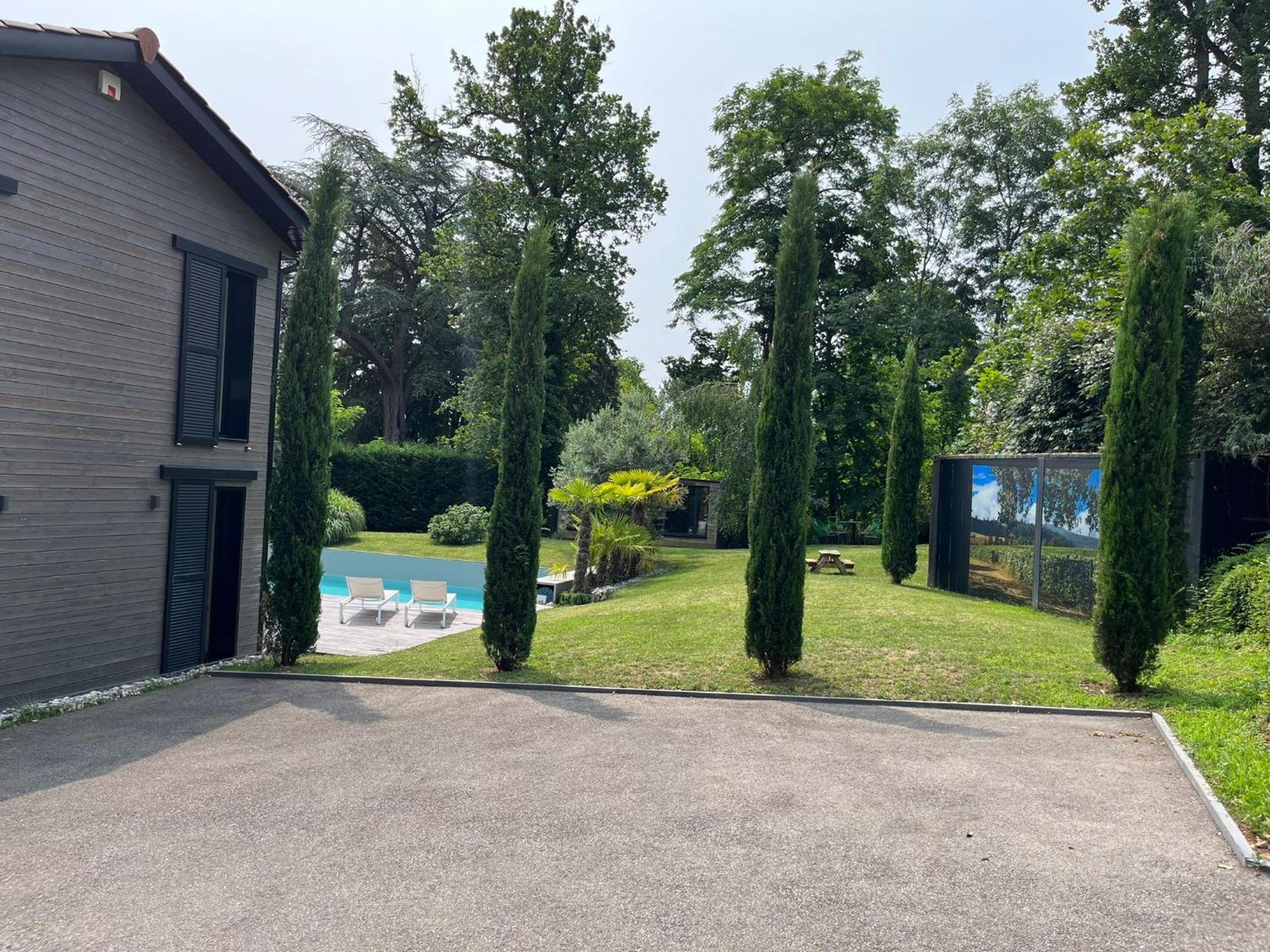 Villa Piscine A Proximite De Lyon Chaponost Exteriör bild